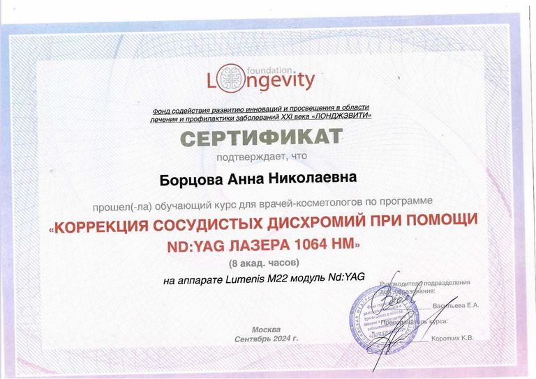 Борцова Анна Николаевна – диплом