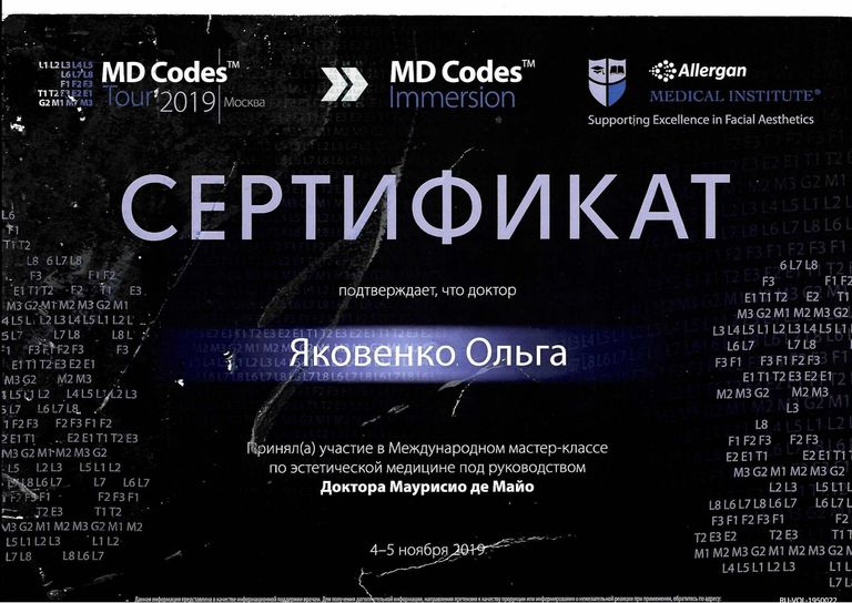 Яковенко Ольга Анатольевна – диплом